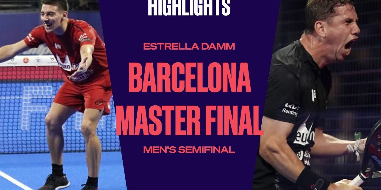 Semifinals Highlights (Chingotto/Di Nenno vs Paquito/Tello) Estrella Damm Barcelona Master Final.